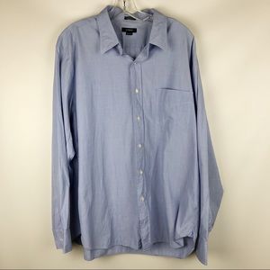 J.crew men’s blue button down shirt size xl